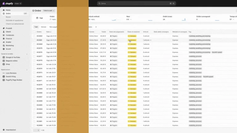 Due casi reali dei nostri clienti spiegati nel video: schema e dati