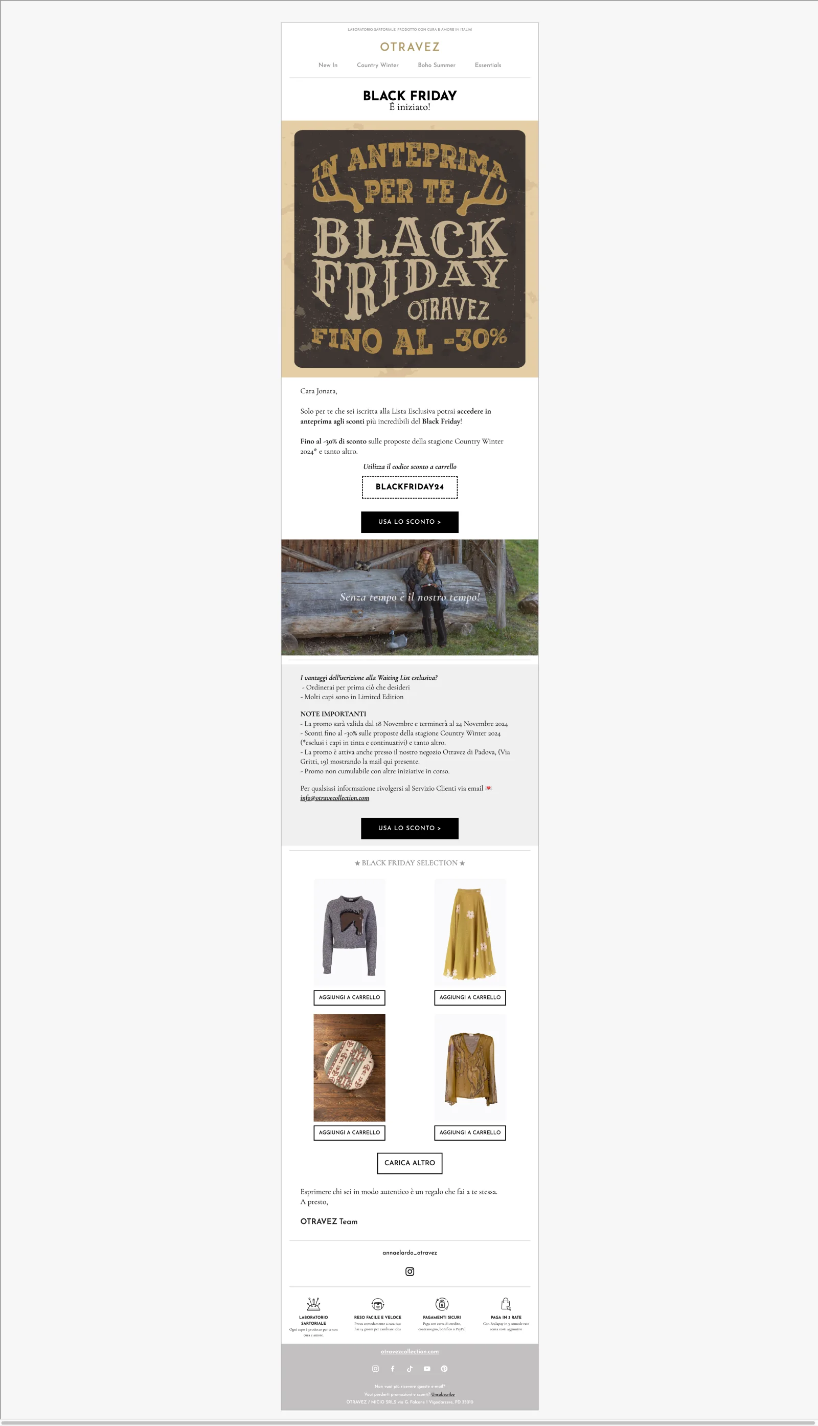 Email di lancio e follow up